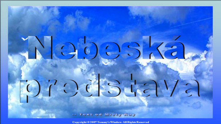 Nebeská Predstava