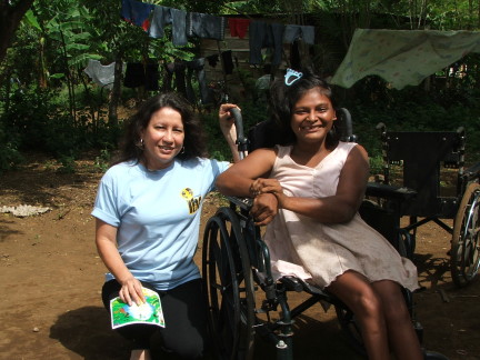 Wheelchair distribution nicaragua