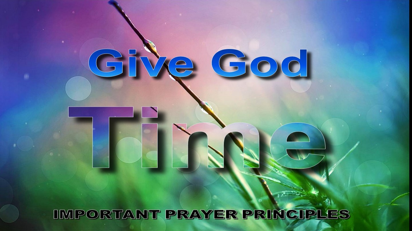 Give God Time | Tommy's Window