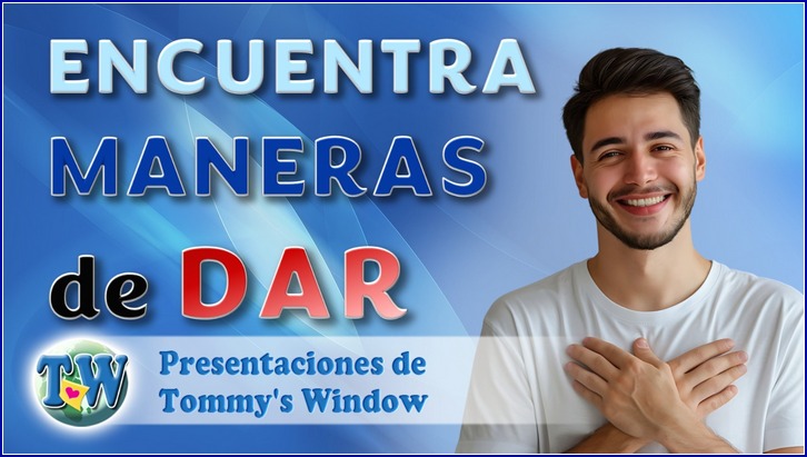 Encuentra maneras de dar